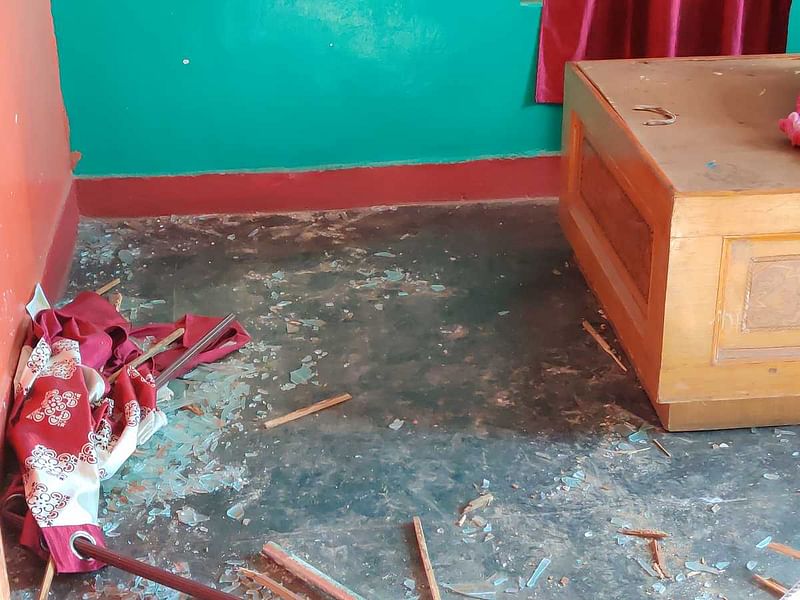 The room where the militants planted the IED | Photo: Amogh Rohmetra | ThePrint