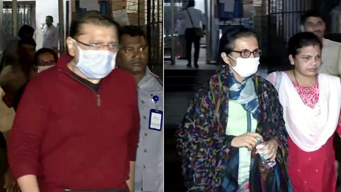 File photo of Deepak and Chanda Kochhar leaving CBI court in December | ANI