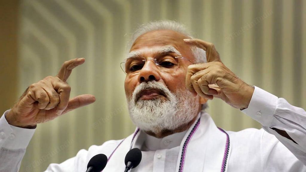 File photo of PM Narendra Modi | Photo: Praveen Jain | ThePrint