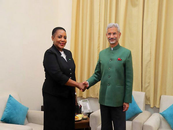 EAM Jaishankar meets Zambia National Assembly Speaker Nelly Mutti and her delegation