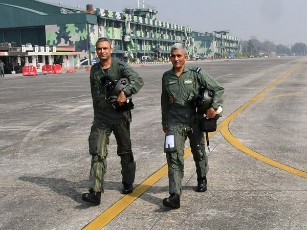 Air Marshal SP Dharkar visits Tezpur air base for 'Poorvi Akash'