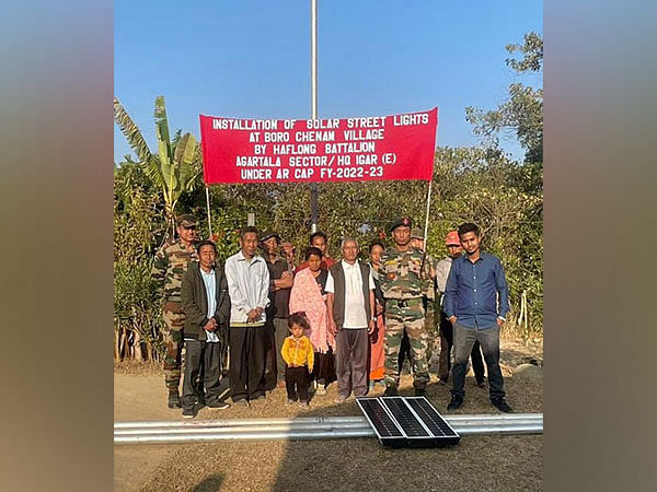 Assam Rifles installs 4 solar street lights in Dima Hasao district ...