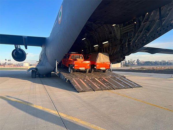 Turkey Earthquake: First Indian C17 flight reaches Adana with relief material, utilities 