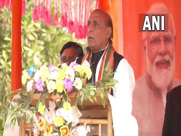 In Tripura, Rajnath coins slogan for making 'good governance better'