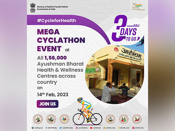 Union Health Ministry to organise cyclathon across 1.56 lakh health and wellmess centres