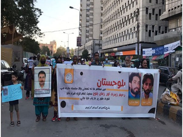 Pakistan: Families of missing Baloch people hold protest in Karachi against enforced disappearances