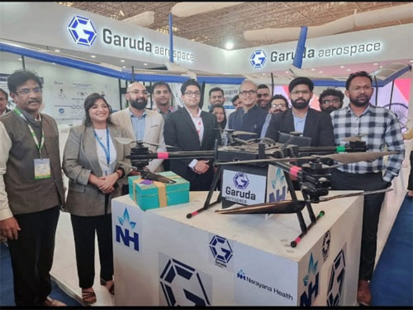 Garuda Aerospace and Narayana Health join hands to transport biomedical samples using 'Sanjeevani' drones