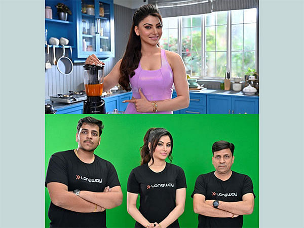 Urvashi Rautela models for Longway Home Appliances