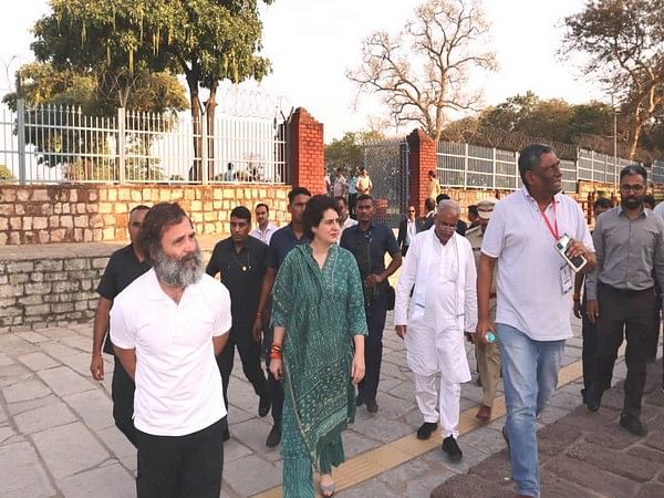 Chhattisgarh: Rahul, Priyanka Gandhi visit historical sites in Sirpur
