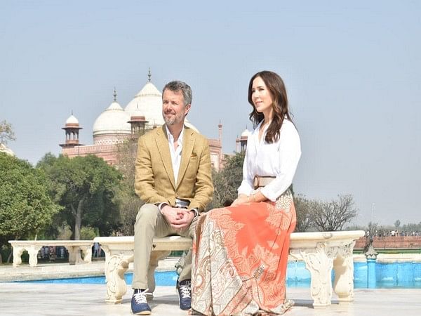 Denmark's Crown Prince Frederik Andre Henrik Christian, Crown Princess Mary Elizabeth visit Taj Mahal in Agra 