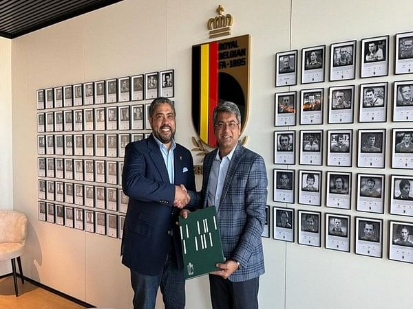 Kalyan Chaubey, Shaji Prabhakaran meet Royal Belgian FA president in Brussels