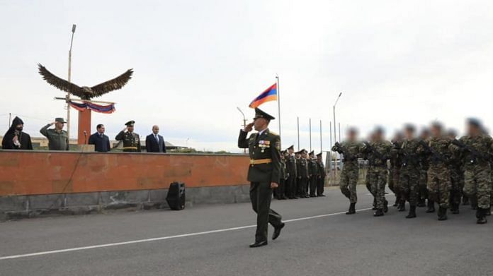 Troops of the Armenian Army | Representational image | Twitter/@ArmeniaMODTeam
