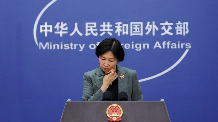 Chinese Foreign Ministry Spokesperson Mao Ning attends a news conference in Beijing, China on 3 February, 2023 | Reuters
