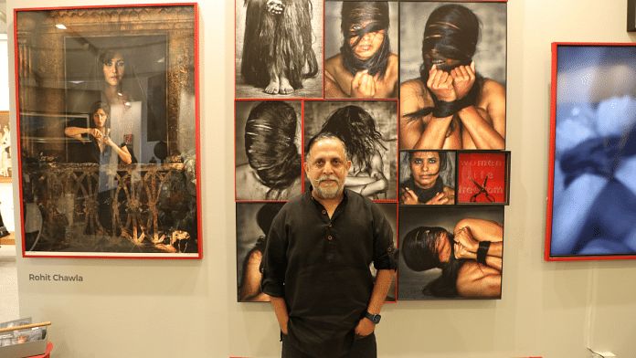 Photographer Rohit Chawla at the India Art Fair 2023 | Satendra Singh/ThePrint