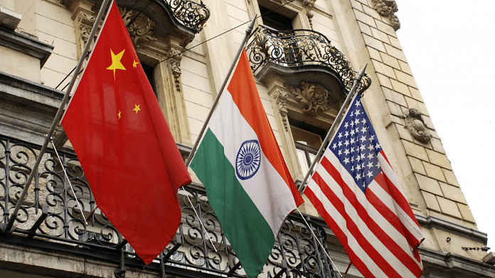 China, India, and US flags | Pixabay