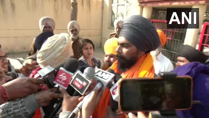 Lovepreet Toofan, a close aide of 'Waris Punjab De' chief Amritpal Singh released from Amritsar Jail | Twitter/@ANI