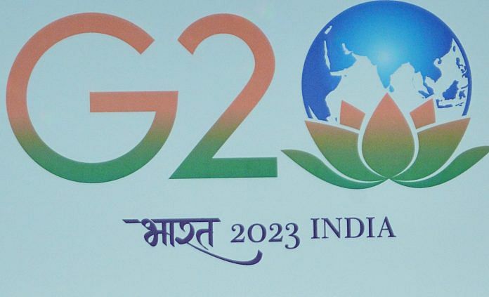 A hoarding of India's G20 presidency in Bengaluru