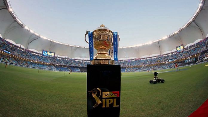 IPL trophy during the final of the Vivo Indian Premier League 2021 between Chennai Super Kings and Kolkata Knight Riders at the Dubai International Stadium | ANI file photo