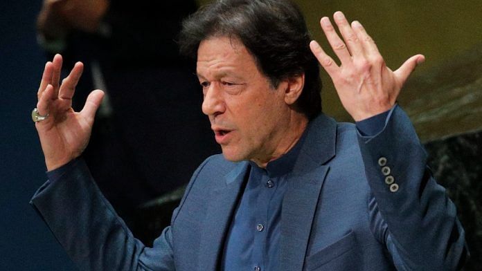 File photo of former Pakistan PM Imran Khan | Reuters via ANI