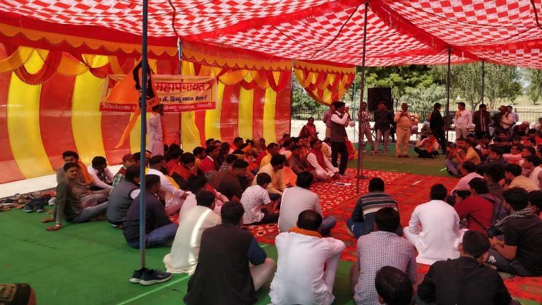 At Bhiwani Hindu mahapanchayat for Monu, call for Hindu unity repeated but only handful attend