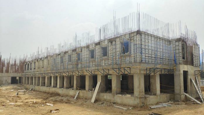 Construction of integrated dormitory facilities at Sriperumbudur, Tamil Nadu under PM Awas Yojana | Representational image | Twitter/@PMAYUrban