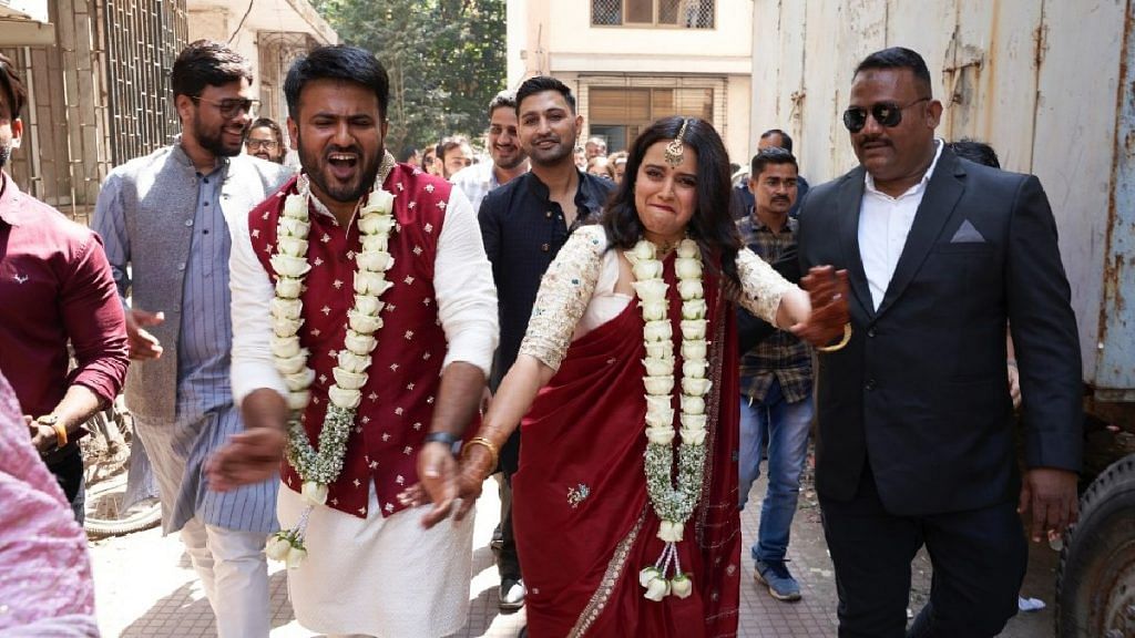 Newly-weds Bollywood actress Swara Bhasker and SP leader Fahad Ahmad | Twitter: @ReallySwara