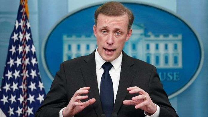 US White House national security adviser Jake Sullivan speaks at a press briefing at the White House in Washington, on 12 December, 2022 | Reuters