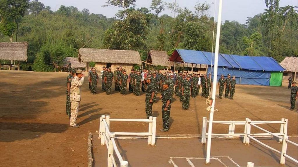 Representational image | File photo of an ULFA (I) training camp in Myanmar | By special arrangement