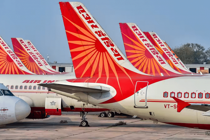 File photo of Air India planes at Delhi's IGI Airport | PTI