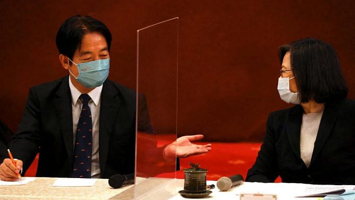 File photo of Taiwan President Tsai Ing-wen & Vice President William Lai attending a news conference on 27 December, 2022 | Reuters