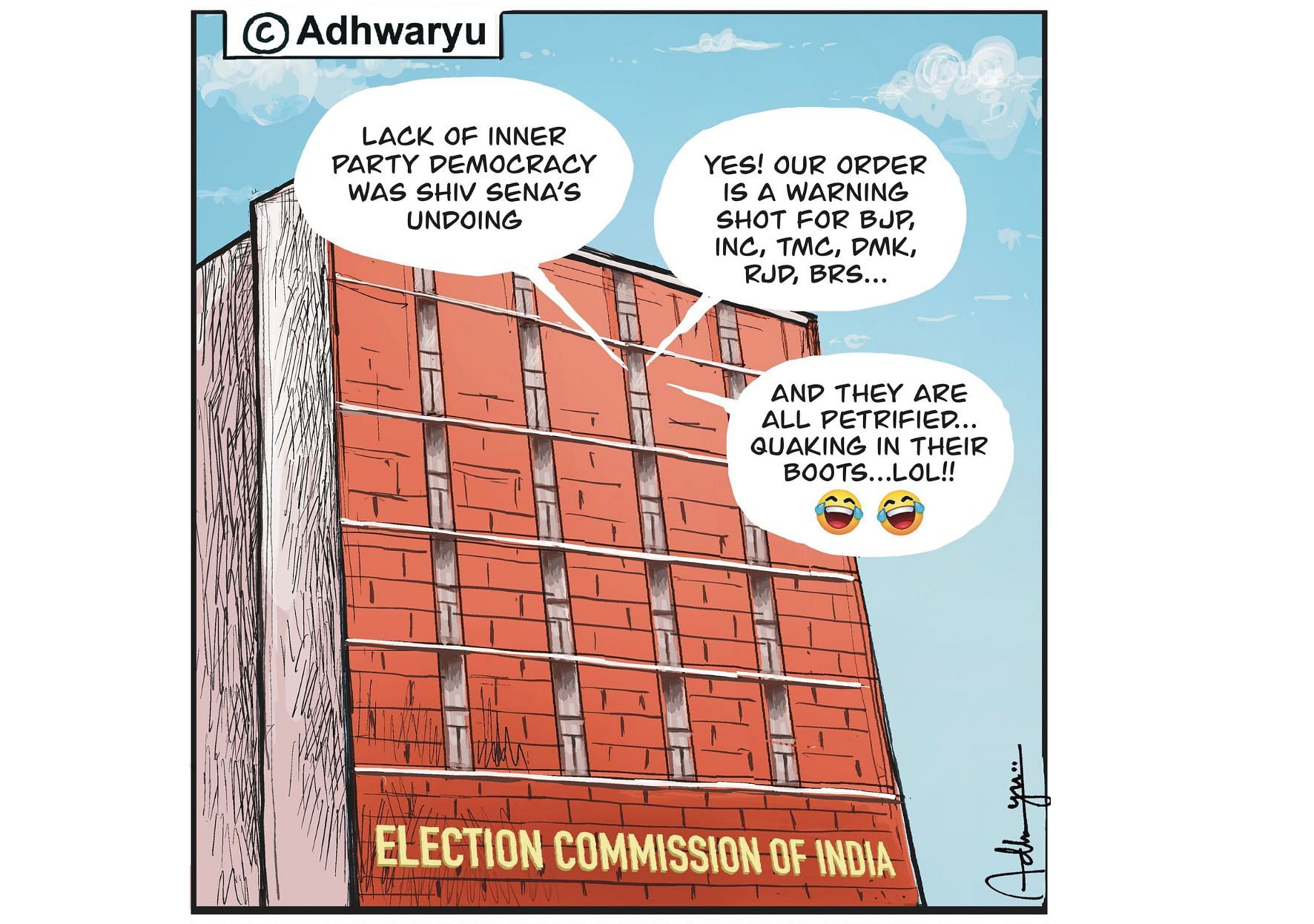 Sandeep Adhwaryu | @CartoonistSan
