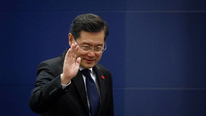File photo of Chinese Foreign Minister Qin Gang attending the 