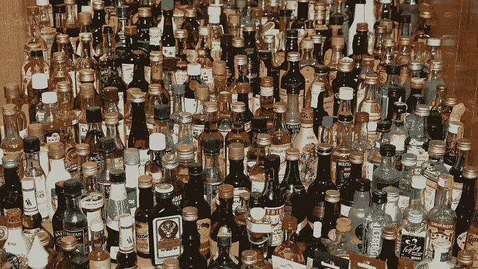 Liquor bottles for representation | Wikimedia commons