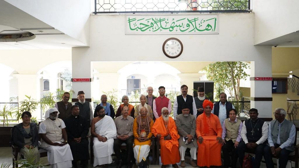 After their meeting with the RSS, the Jamaat-e-Islami Hind held a discussion with interfaith leaders on the occasion of the body’s 75th anniversary | Twitter @JIHMarkaz
