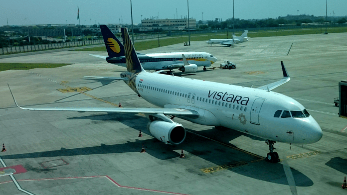 Representative image of a Vistara plane | Commons