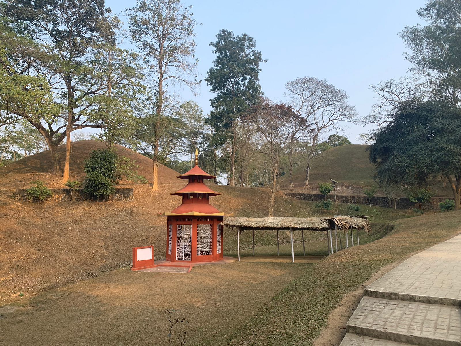 Temple within the site where locals offer Tarpan Puja and celebrate Me-Dam-Me-Phi | Special arrangement 