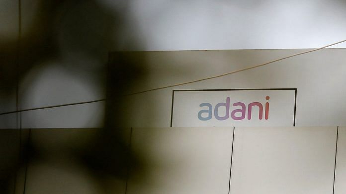 The logo of the Adani Group is seen on one of its buildings in Ahmedabad | Reuters file photo