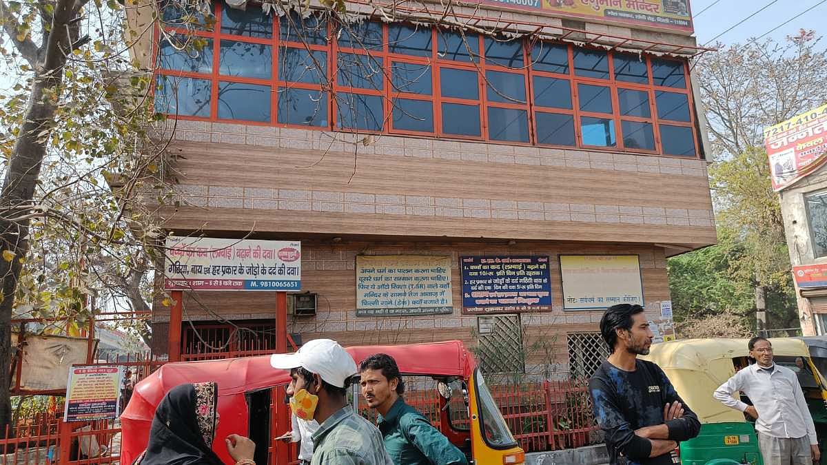 Double storey Pracheen Mandir at Loni Golchakkar is on the list of unauthorised religious structures which have to be demolished | Krishan Murari | The Print