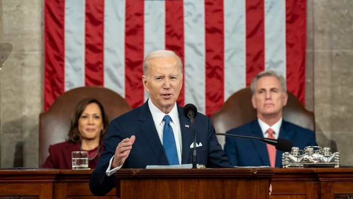 US President Joe Biden delivers his State of the Union address on 8 February 2023 | Twitter/@POTUS