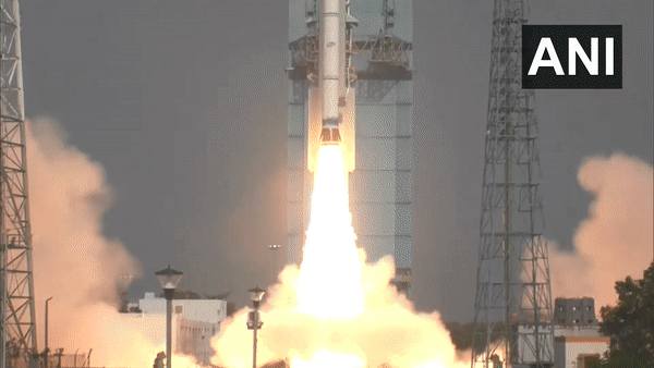 SSLV-D2 launch from Satish Dhawan Space Centre at Sriharikota | Photo: ANI