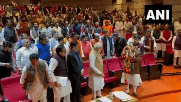 Budget session: PM Modi attends BJP parliamentary party meeting