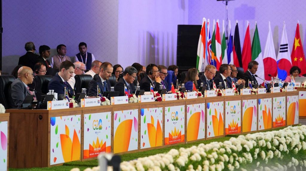 G20 Finance Ministers, Central Bank Governors and head of delegates attend the G20 Finance Ministers & Central Bank Governors meeting in Bengaluru, on 25 February 2023 | PIB via Reuters