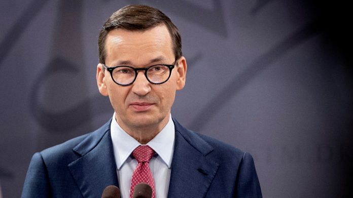 File photo of Poland's Prime Minister Mateusz Morawiecki | Ritzau Scanpix/Liselotte Sabroe via Reuters