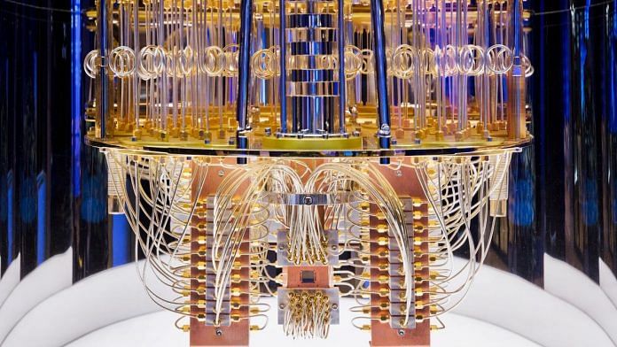 Interior of an IBM Quantum computing system | Representational image | Flickr