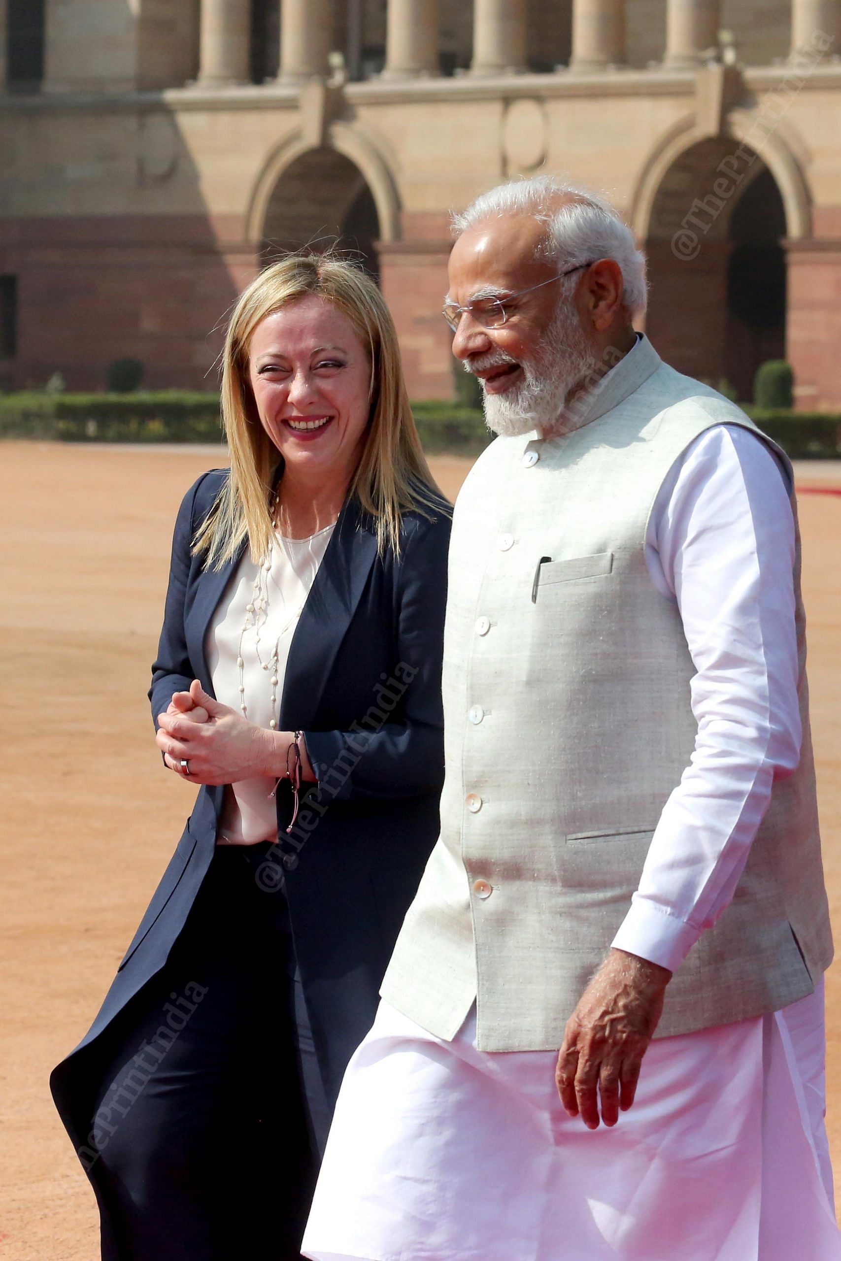 Prime Minister Narendra Modi meets his Italian counterpart Giorgia Meloni | Praveen Jain | ThePrint 