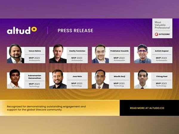 8 Altudo experts named Sitecore Most Valuable Professionals 