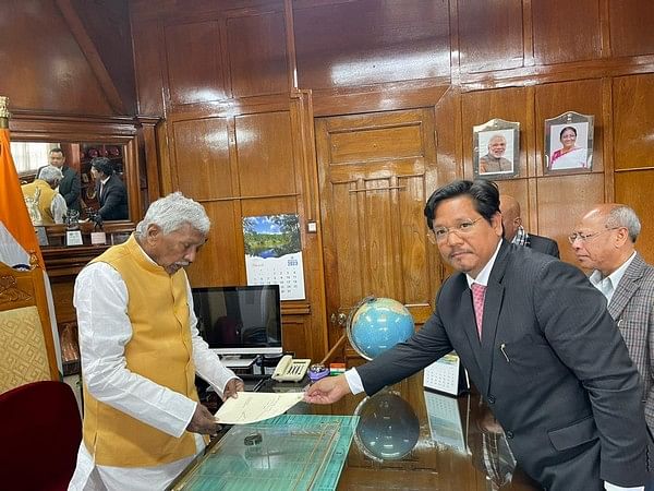 Meghalaya: NPP's Conrad Sangma submits resignation as CM, stakes claim to form new govt 