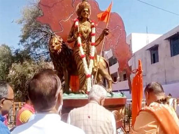 Bharat Mata statue installed at RSS office in Bareilly, UP