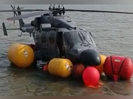 The IN 709 ditched off Mumbai coast | ANI
