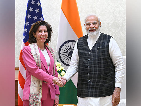 PM Modi meets US Secretary of Commerce Gina Raimondo